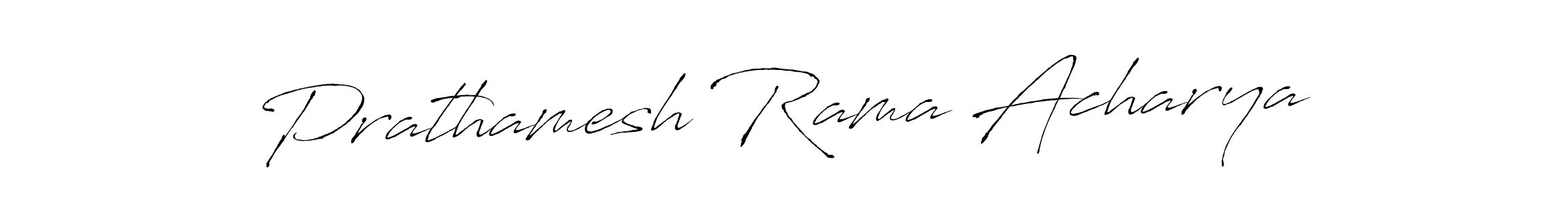 Create a beautiful signature design for name Prathamesh Rama Acharya. With this signature (Antro_Vectra) fonts, you can make a handwritten signature for free. Prathamesh Rama Acharya signature style 6 images and pictures png