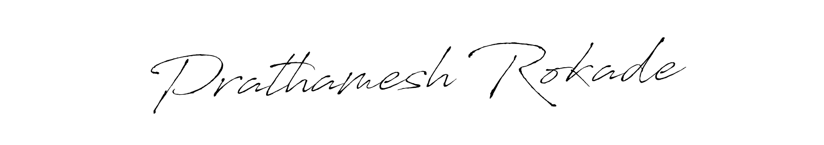 Create a beautiful signature design for name Prathamesh Rokade. With this signature (Antro_Vectra) fonts, you can make a handwritten signature for free. Prathamesh Rokade signature style 6 images and pictures png