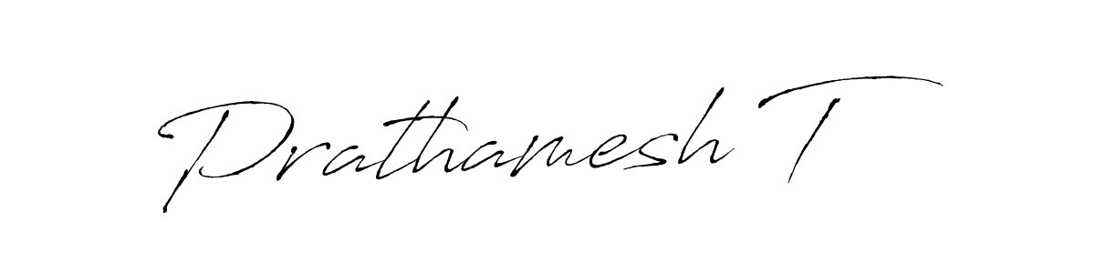 How to make Prathamesh T name signature. Use Antro_Vectra style for creating short signs online. This is the latest handwritten sign. Prathamesh T signature style 6 images and pictures png