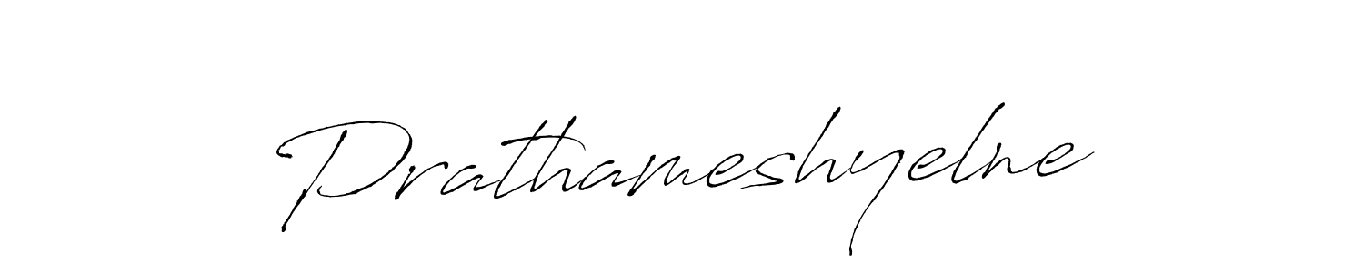 The best way (Antro_Vectra) to make a short signature is to pick only two or three words in your name. The name Prathameshyelne include a total of six letters. For converting this name. Prathameshyelne signature style 6 images and pictures png