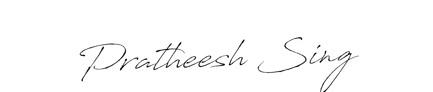 Design your own signature with our free online signature maker. With this signature software, you can create a handwritten (Antro_Vectra) signature for name Pratheesh Sing. Pratheesh Sing signature style 6 images and pictures png