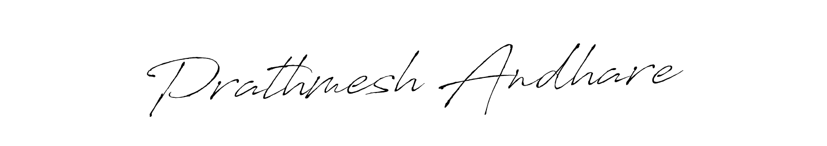 How to make Prathmesh Andhare name signature. Use Antro_Vectra style for creating short signs online. This is the latest handwritten sign. Prathmesh Andhare signature style 6 images and pictures png