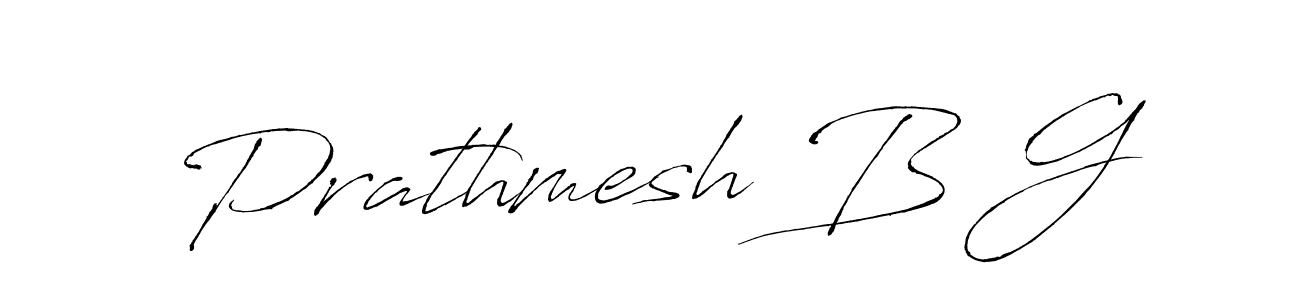 Prathmesh B G stylish signature style. Best Handwritten Sign (Antro_Vectra) for my name. Handwritten Signature Collection Ideas for my name Prathmesh B G. Prathmesh B G signature style 6 images and pictures png