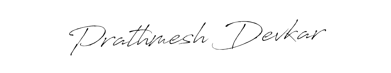 Antro_Vectra is a professional signature style that is perfect for those who want to add a touch of class to their signature. It is also a great choice for those who want to make their signature more unique. Get Prathmesh Devkar name to fancy signature for free. Prathmesh Devkar signature style 6 images and pictures png