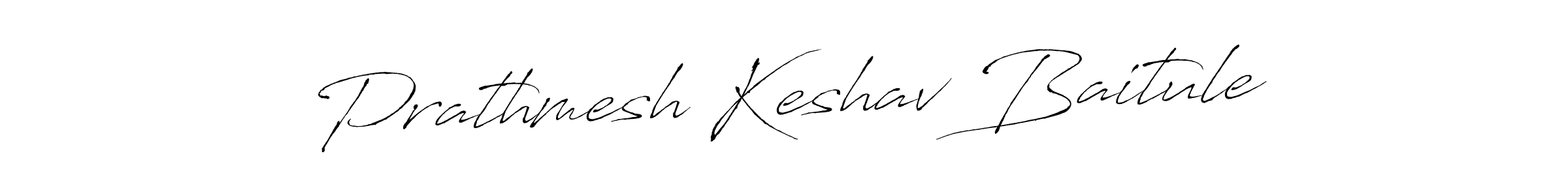 How to make Prathmesh Keshav Baitule name signature. Use Antro_Vectra style for creating short signs online. This is the latest handwritten sign. Prathmesh Keshav Baitule signature style 6 images and pictures png