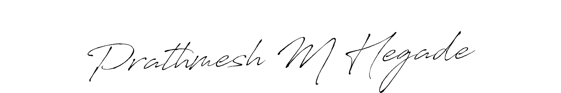 Prathmesh M Hegade stylish signature style. Best Handwritten Sign (Antro_Vectra) for my name. Handwritten Signature Collection Ideas for my name Prathmesh M Hegade. Prathmesh M Hegade signature style 6 images and pictures png