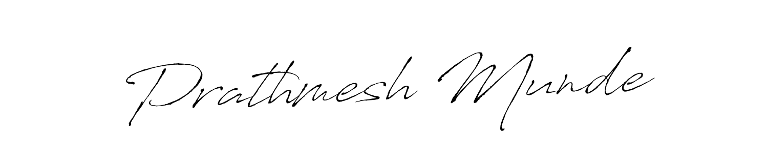Also we have Prathmesh Munde name is the best signature style. Create professional handwritten signature collection using Antro_Vectra autograph style. Prathmesh Munde signature style 6 images and pictures png