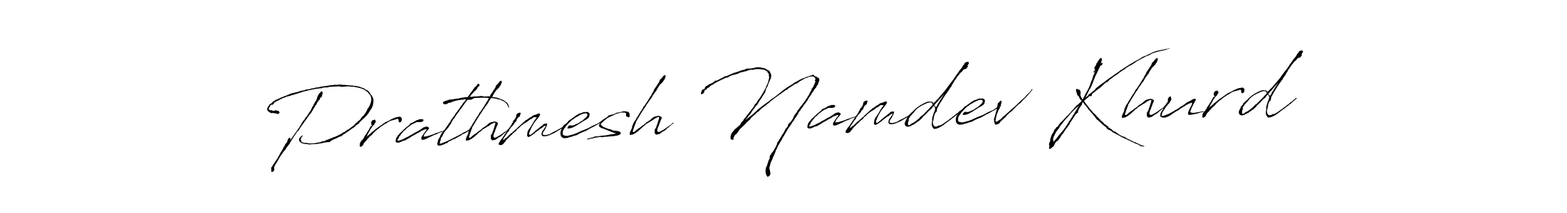 Make a beautiful signature design for name Prathmesh Namdev Khurd. With this signature (Antro_Vectra) style, you can create a handwritten signature for free. Prathmesh Namdev Khurd signature style 6 images and pictures png