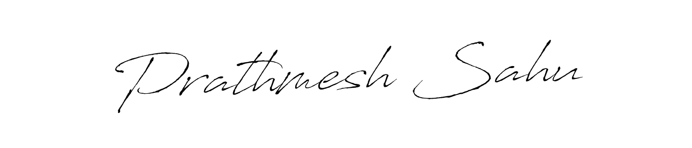 Make a beautiful signature design for name Prathmesh Sahu. With this signature (Antro_Vectra) style, you can create a handwritten signature for free. Prathmesh Sahu signature style 6 images and pictures png