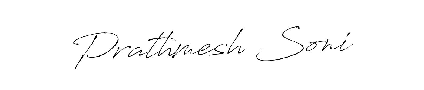 Prathmesh Soni stylish signature style. Best Handwritten Sign (Antro_Vectra) for my name. Handwritten Signature Collection Ideas for my name Prathmesh Soni. Prathmesh Soni signature style 6 images and pictures png