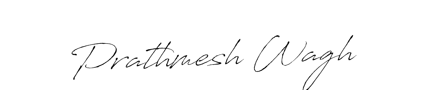 Design your own signature with our free online signature maker. With this signature software, you can create a handwritten (Antro_Vectra) signature for name Prathmesh Wagh. Prathmesh Wagh signature style 6 images and pictures png