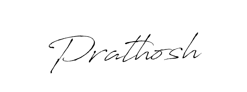 Design your own signature with our free online signature maker. With this signature software, you can create a handwritten (Antro_Vectra) signature for name Prathosh. Prathosh signature style 6 images and pictures png