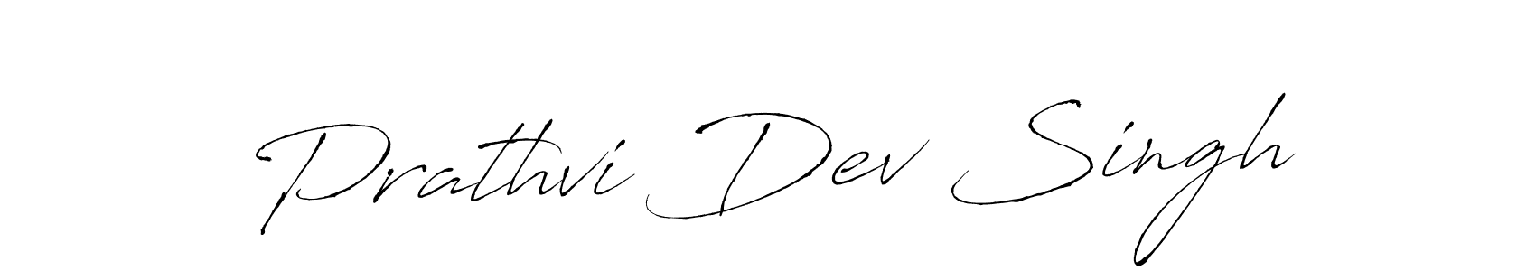 Design your own signature with our free online signature maker. With this signature software, you can create a handwritten (Antro_Vectra) signature for name Prathvi Dev Singh. Prathvi Dev Singh signature style 6 images and pictures png