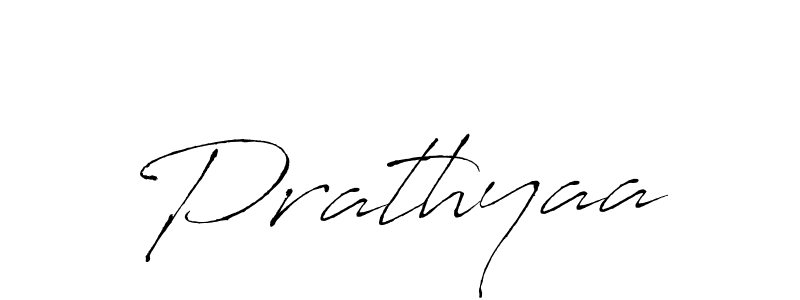 How to make Prathyaa signature? Antro_Vectra is a professional autograph style. Create handwritten signature for Prathyaa name. Prathyaa signature style 6 images and pictures png