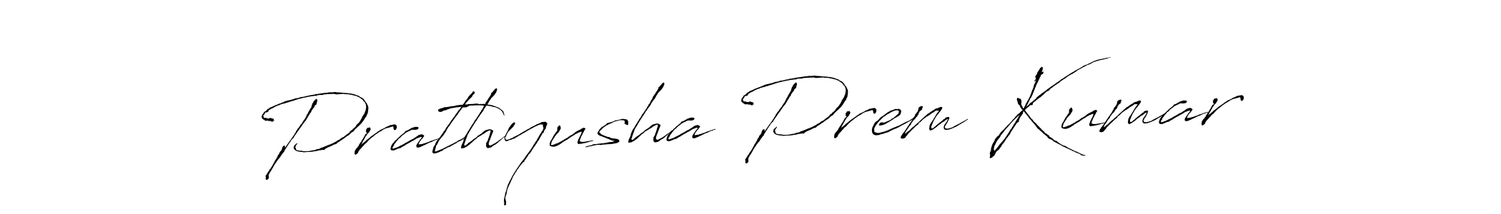 How to make Prathyusha Prem Kumar signature? Antro_Vectra is a professional autograph style. Create handwritten signature for Prathyusha Prem Kumar name. Prathyusha Prem Kumar signature style 6 images and pictures png