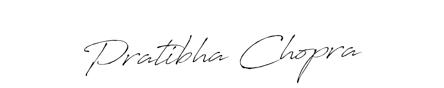 How to make Pratibha Chopra signature? Antro_Vectra is a professional autograph style. Create handwritten signature for Pratibha Chopra name. Pratibha Chopra signature style 6 images and pictures png