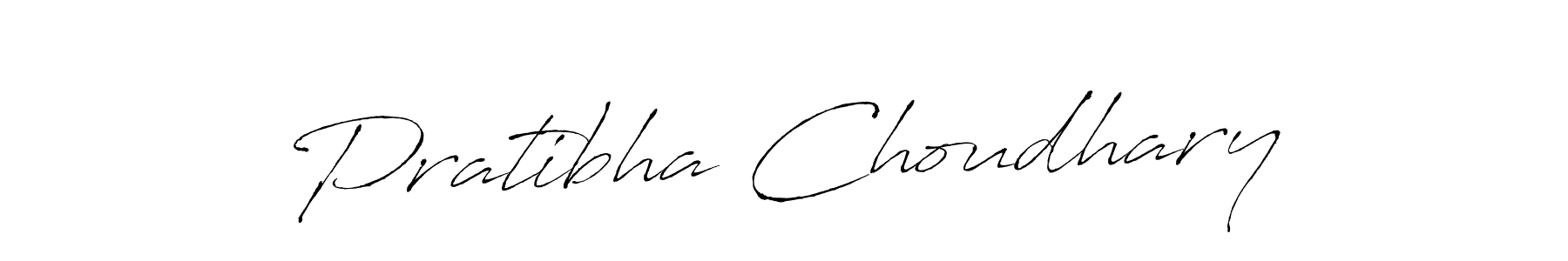 Design your own signature with our free online signature maker. With this signature software, you can create a handwritten (Antro_Vectra) signature for name Pratibha Choudhary. Pratibha Choudhary signature style 6 images and pictures png