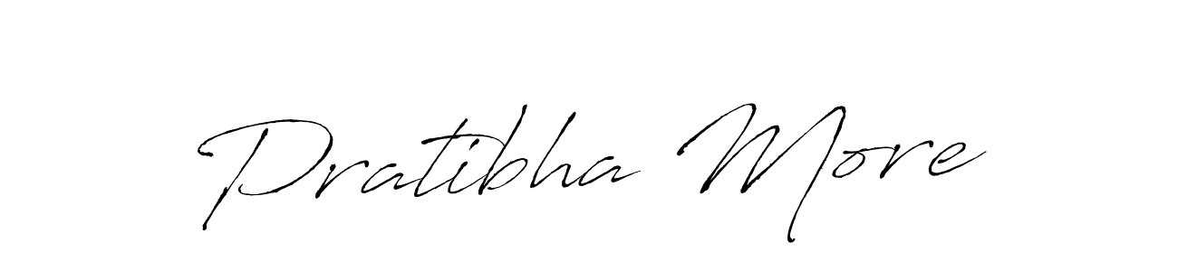 How to make Pratibha More signature? Antro_Vectra is a professional autograph style. Create handwritten signature for Pratibha More name. Pratibha More signature style 6 images and pictures png