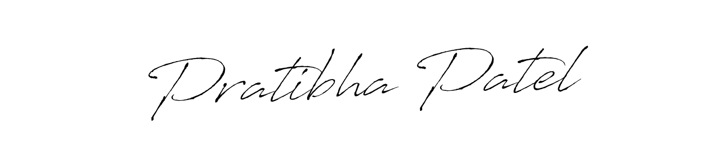 Create a beautiful signature design for name Pratibha Patel. With this signature (Antro_Vectra) fonts, you can make a handwritten signature for free. Pratibha Patel signature style 6 images and pictures png