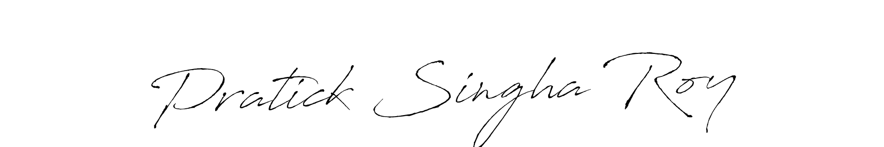 Use a signature maker to create a handwritten signature online. With this signature software, you can design (Antro_Vectra) your own signature for name Pratick Singha Roy. Pratick Singha Roy signature style 6 images and pictures png