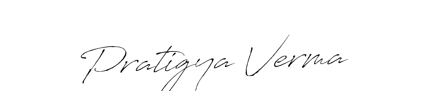 Similarly Antro_Vectra is the best handwritten signature design. Signature creator online .You can use it as an online autograph creator for name Pratigya Verma. Pratigya Verma signature style 6 images and pictures png