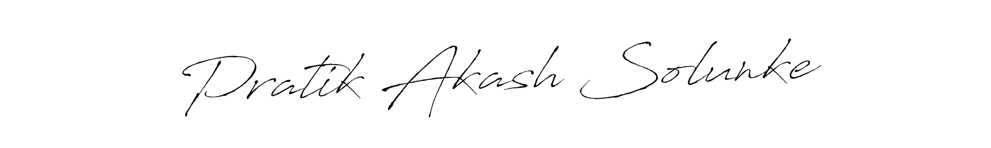 Make a short Pratik Akash Solunke signature style. Manage your documents anywhere anytime using Antro_Vectra. Create and add eSignatures, submit forms, share and send files easily. Pratik Akash Solunke signature style 6 images and pictures png