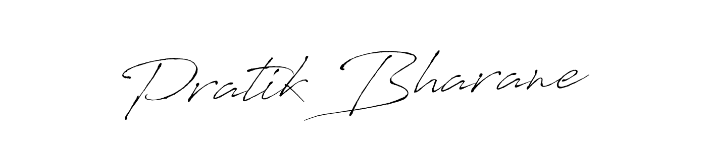 Create a beautiful signature design for name Pratik Bharane. With this signature (Antro_Vectra) fonts, you can make a handwritten signature for free. Pratik Bharane signature style 6 images and pictures png