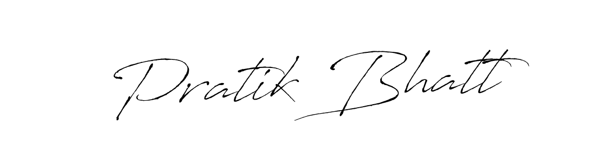 Also we have Pratik Bhatt name is the best signature style. Create professional handwritten signature collection using Antro_Vectra autograph style. Pratik Bhatt signature style 6 images and pictures png