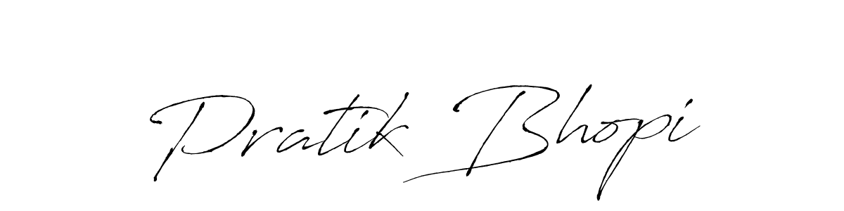 This is the best signature style for the Pratik Bhopi name. Also you like these signature font (Antro_Vectra). Mix name signature. Pratik Bhopi signature style 6 images and pictures png