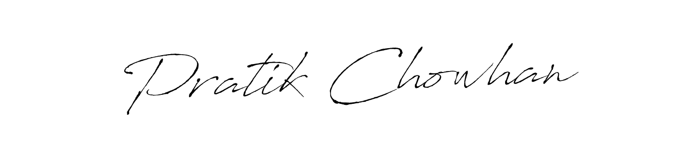 Antro_Vectra is a professional signature style that is perfect for those who want to add a touch of class to their signature. It is also a great choice for those who want to make their signature more unique. Get Pratik Chowhan name to fancy signature for free. Pratik Chowhan signature style 6 images and pictures png