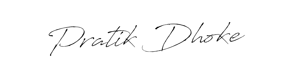 Make a beautiful signature design for name Pratik Dhoke. Use this online signature maker to create a handwritten signature for free. Pratik Dhoke signature style 6 images and pictures png