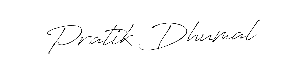 Similarly Antro_Vectra is the best handwritten signature design. Signature creator online .You can use it as an online autograph creator for name Pratik Dhumal. Pratik Dhumal signature style 6 images and pictures png