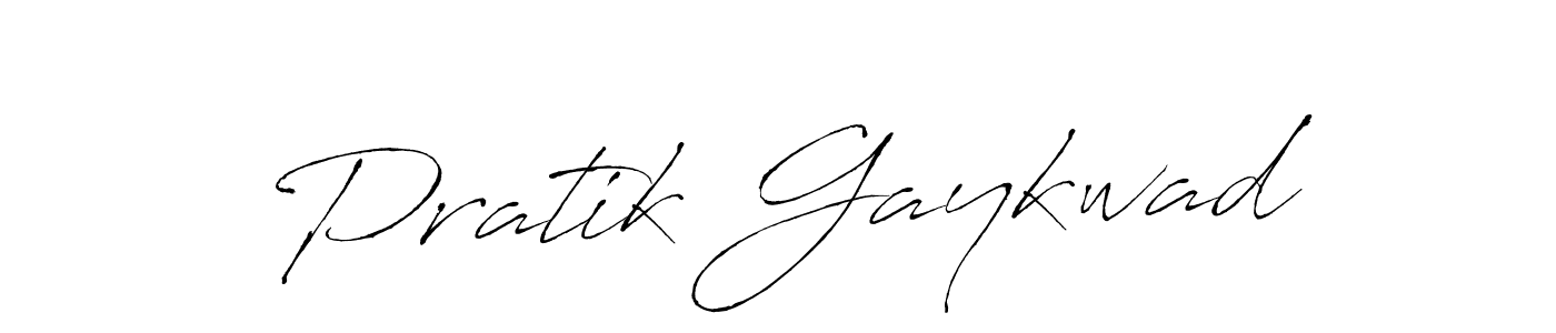 Design your own signature with our free online signature maker. With this signature software, you can create a handwritten (Antro_Vectra) signature for name Pratik Gaykwad. Pratik Gaykwad signature style 6 images and pictures png