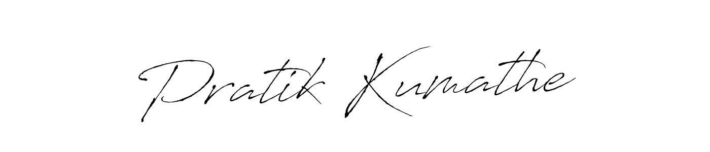 How to make Pratik Kumathe signature? Antro_Vectra is a professional autograph style. Create handwritten signature for Pratik Kumathe name. Pratik Kumathe signature style 6 images and pictures png