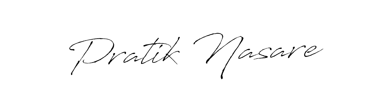 Pratik Nasare stylish signature style. Best Handwritten Sign (Antro_Vectra) for my name. Handwritten Signature Collection Ideas for my name Pratik Nasare. Pratik Nasare signature style 6 images and pictures png