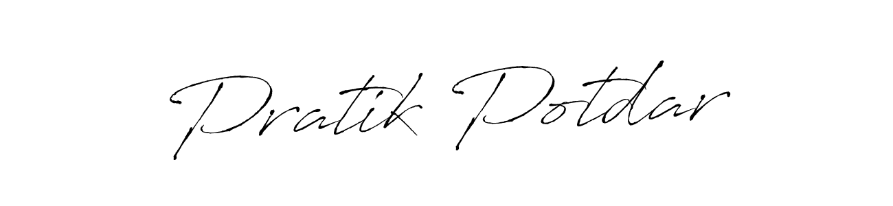 Pratik Potdar stylish signature style. Best Handwritten Sign (Antro_Vectra) for my name. Handwritten Signature Collection Ideas for my name Pratik Potdar. Pratik Potdar signature style 6 images and pictures png