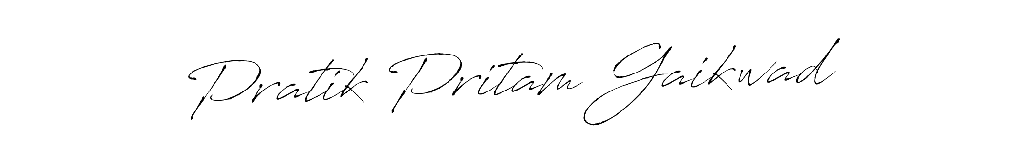 This is the best signature style for the Pratik Pritam Gaikwad name. Also you like these signature font (Antro_Vectra). Mix name signature. Pratik Pritam Gaikwad signature style 6 images and pictures png