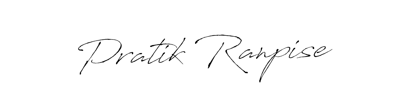 Similarly Antro_Vectra is the best handwritten signature design. Signature creator online .You can use it as an online autograph creator for name Pratik Ranpise. Pratik Ranpise signature style 6 images and pictures png