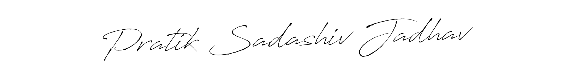 Pratik Sadashiv Jadhav stylish signature style. Best Handwritten Sign (Antro_Vectra) for my name. Handwritten Signature Collection Ideas for my name Pratik Sadashiv Jadhav. Pratik Sadashiv Jadhav signature style 6 images and pictures png