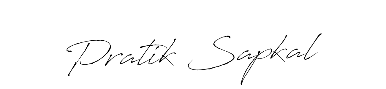 Make a beautiful signature design for name Pratik Sapkal. Use this online signature maker to create a handwritten signature for free. Pratik Sapkal signature style 6 images and pictures png