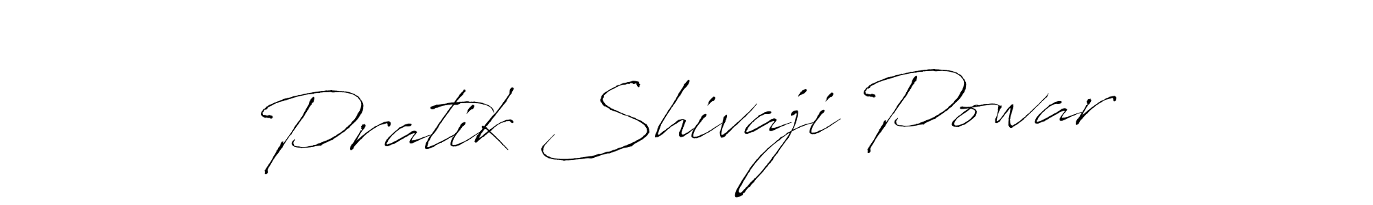 Make a beautiful signature design for name Pratik Shivaji Powar. With this signature (Antro_Vectra) style, you can create a handwritten signature for free. Pratik Shivaji Powar signature style 6 images and pictures png