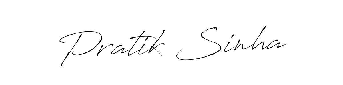 Pratik Sinha stylish signature style. Best Handwritten Sign (Antro_Vectra) for my name. Handwritten Signature Collection Ideas for my name Pratik Sinha. Pratik Sinha signature style 6 images and pictures png