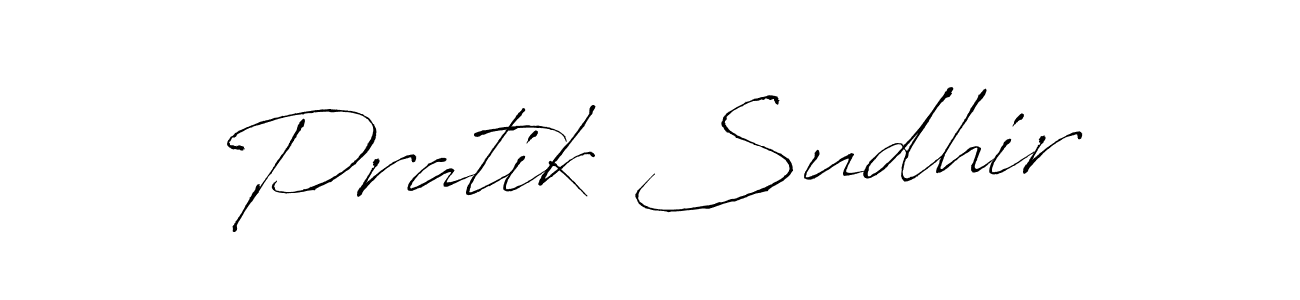 You can use this online signature creator to create a handwritten signature for the name Pratik Sudhir. This is the best online autograph maker. Pratik Sudhir signature style 6 images and pictures png