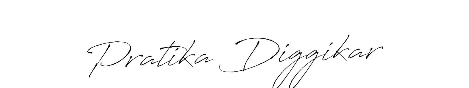 Make a beautiful signature design for name Pratika Diggikar. With this signature (Antro_Vectra) style, you can create a handwritten signature for free. Pratika Diggikar signature style 6 images and pictures png