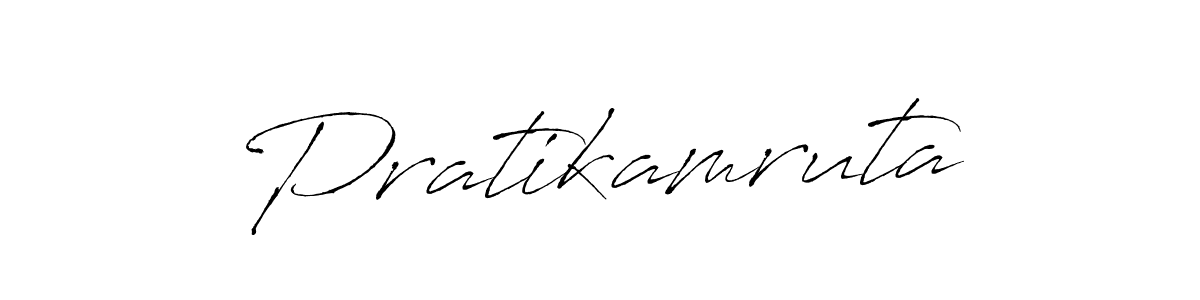 You should practise on your own different ways (Antro_Vectra) to write your name (Pratikamruta) in signature. don't let someone else do it for you. Pratikamruta signature style 6 images and pictures png
