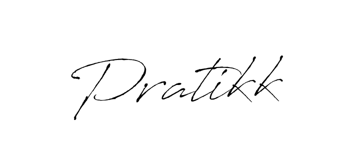 Create a beautiful signature design for name Pratikk. With this signature (Antro_Vectra) fonts, you can make a handwritten signature for free. Pratikk signature style 6 images and pictures png