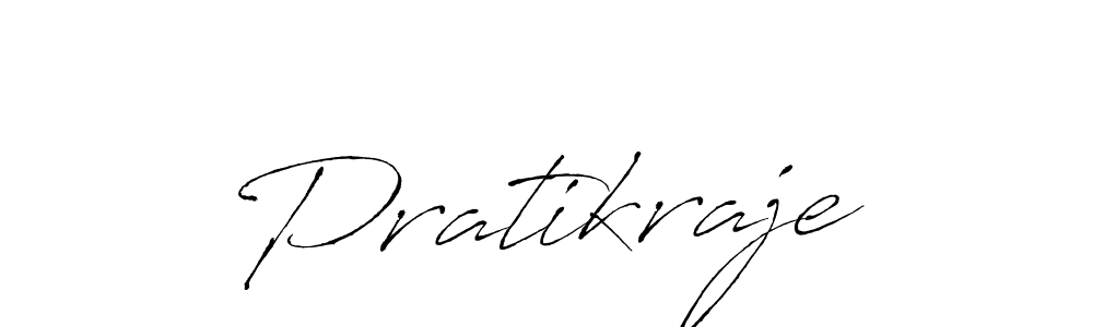 Design your own signature with our free online signature maker. With this signature software, you can create a handwritten (Antro_Vectra) signature for name Pratikraje. Pratikraje signature style 6 images and pictures png