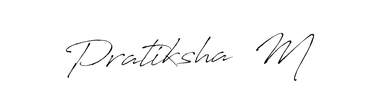 You can use this online signature creator to create a handwritten signature for the name Pratiksha  M. This is the best online autograph maker. Pratiksha  M signature style 6 images and pictures png