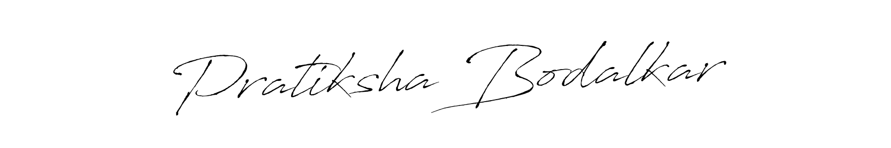 Antro_Vectra is a professional signature style that is perfect for those who want to add a touch of class to their signature. It is also a great choice for those who want to make their signature more unique. Get Pratiksha Bodalkar name to fancy signature for free. Pratiksha Bodalkar signature style 6 images and pictures png