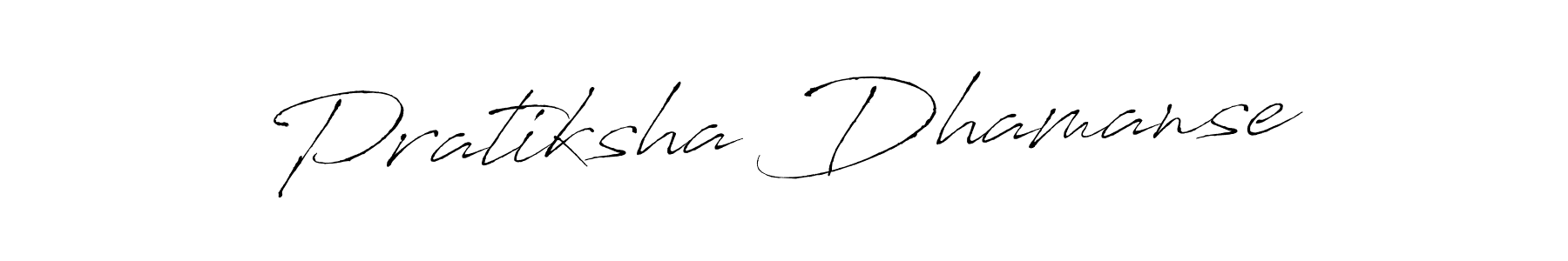 Antro_Vectra is a professional signature style that is perfect for those who want to add a touch of class to their signature. It is also a great choice for those who want to make their signature more unique. Get Pratiksha Dhamanse name to fancy signature for free. Pratiksha Dhamanse signature style 6 images and pictures png